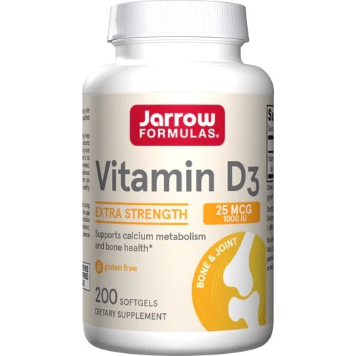 Jarrow Formulas - Vitamin D3, 25mcg - 200 softgels