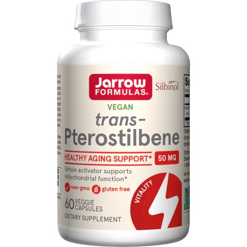 Jarrow Formulas - Trans-Pterostilben 50 mg - 60 vcaps