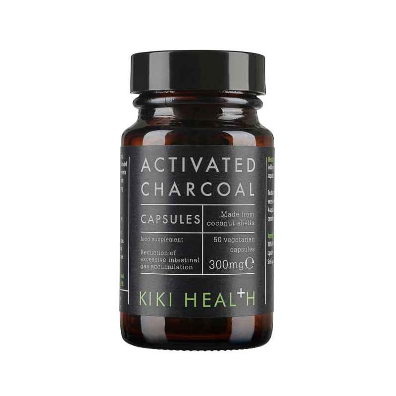 KIKI Health - Activated Charcoal, 300mg - 50 vcaps