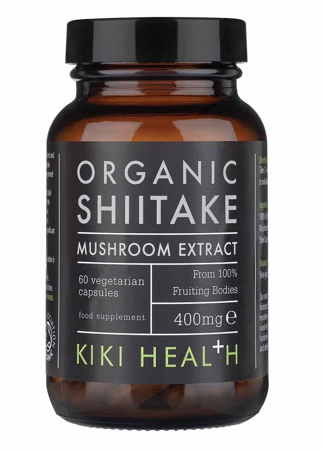 KIKI Health - Shiitake Extract, 400mg - 60 vcaps
