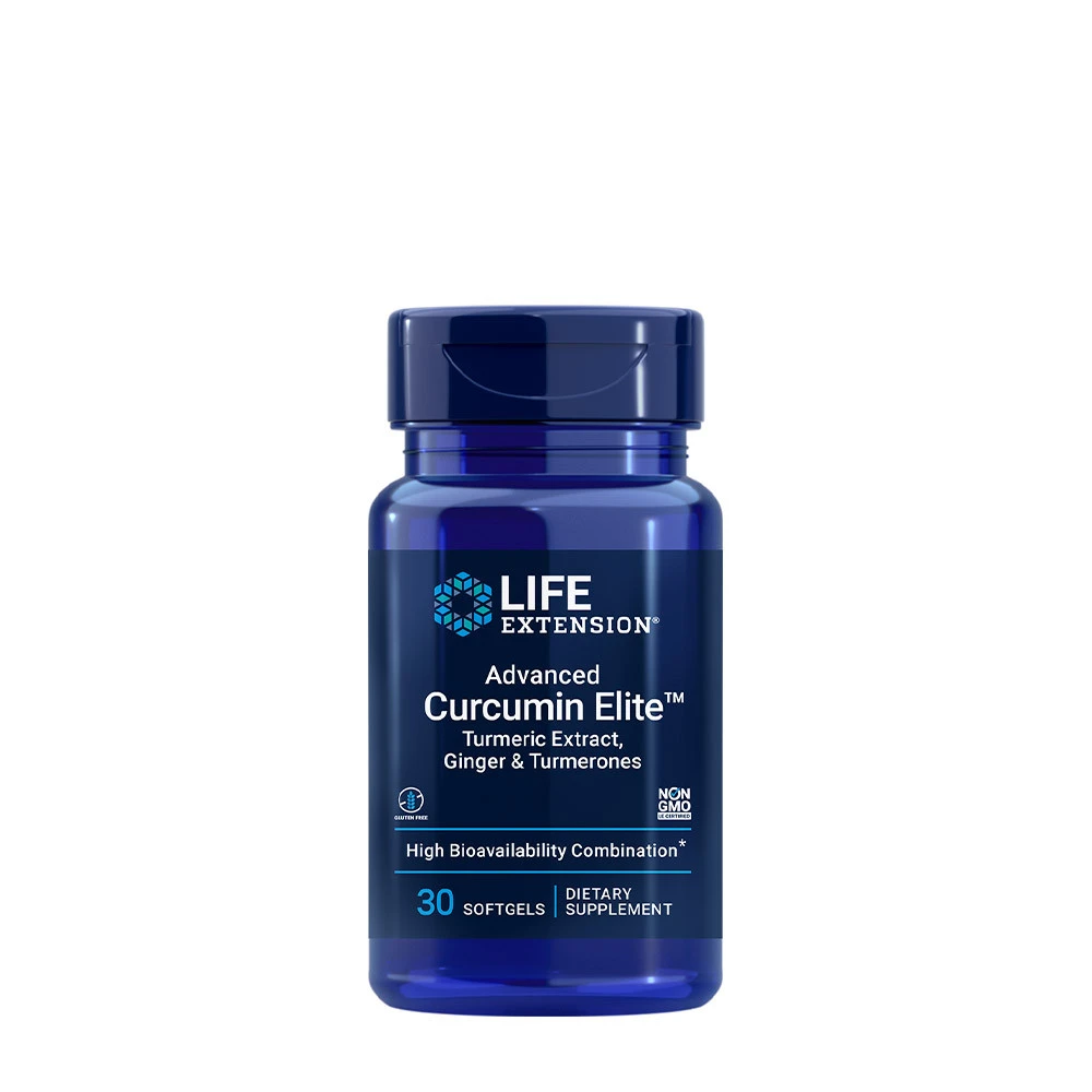 Life Extension - Advanced Curcumin Elite Turmeric Extract, Ginger & Turmerones - 30 softgels