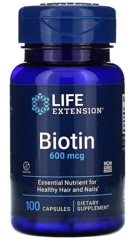 Life Extension - Biotin, 600mcg - 100 caps