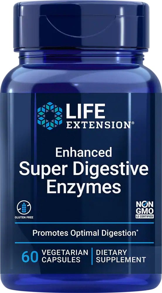 Life Extension - Forbedrede Super Fordøjelsesenzymer, 60 vcaps
