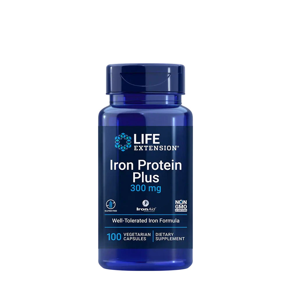 Life Extension - Iron Protein Plus, 300mg - 100 vcaps