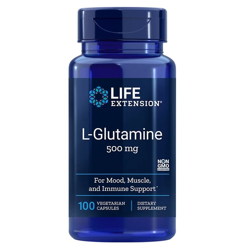 Life Extension - L-Glutamine, 500mg - 100 vcaps