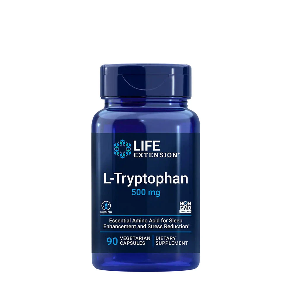 Life Extension - L-Tryptophan, 500mg - 90 vcaps