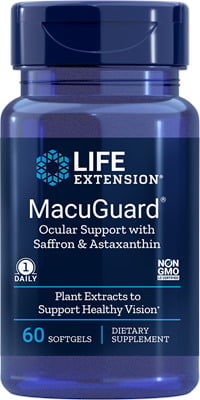 Life Extension - MacuGuard Øjensupport med Safran & Astaxanthin, 60 softgels