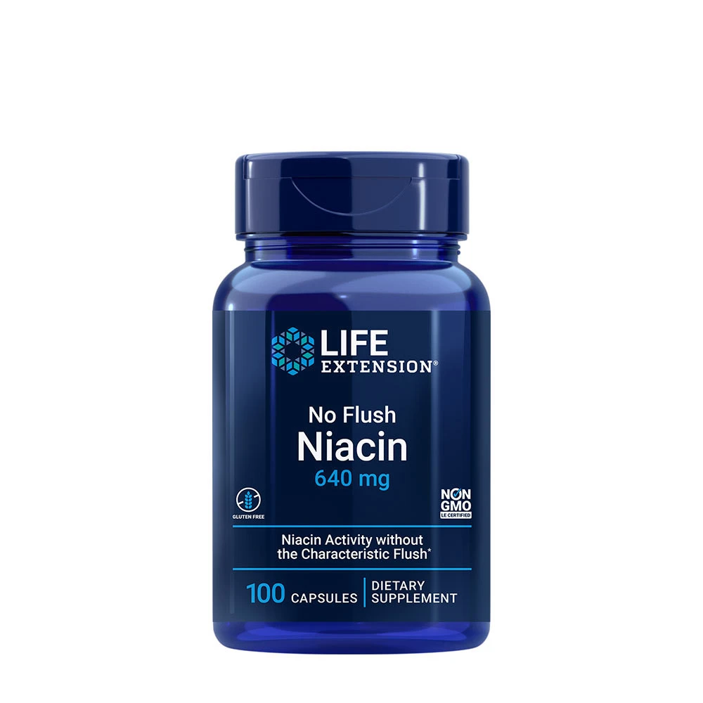 Life Extension - No Flush Niacin - 100 caps