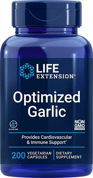 Life Extension - Optimeret Hvidløg 200 vcaps