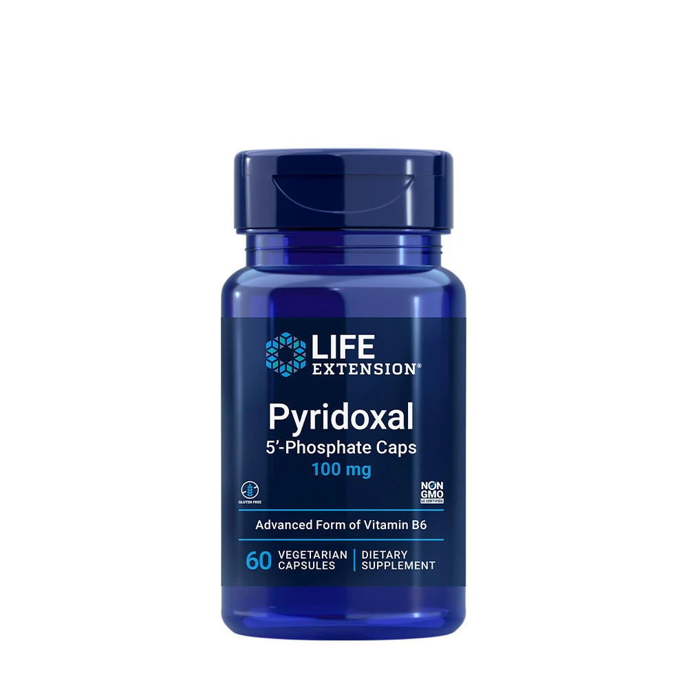 Life Extension - Pyridoxal 5'-Phosphate Caps, 100mg - 60 vcaps