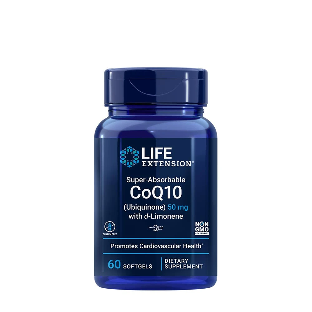 Life Extension - Super Absorbable CoQ10 with d-Limonene, 50 mg - 60 Softgels