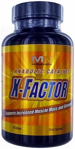 Molecular Nutrition - X-Factor, Anabolic Catalyst - 100 softgels