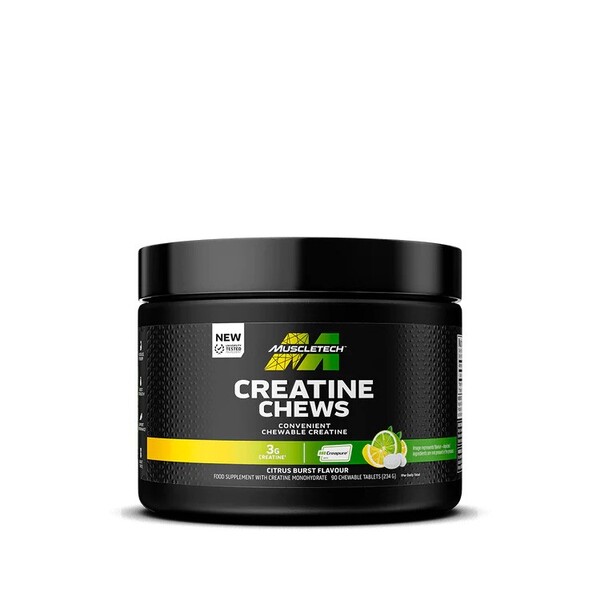 MuscleTech - Creatine Chews, Citrus Burst - 90 chewable tablets