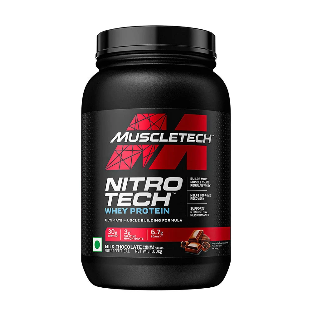 MuscleTech - Nitro-Tech, Milk Chocolate - 908g
