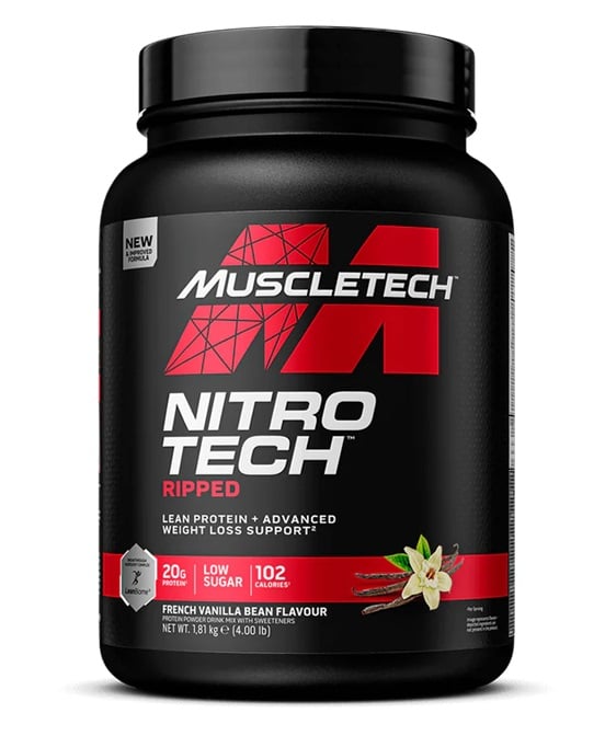 MuscleTech - Nitro-Tech Ripped, French Vanilla Bean - 1810g