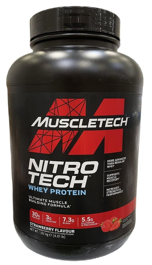MuscleTech - Nitro-Tech, Strawberry - 1820g