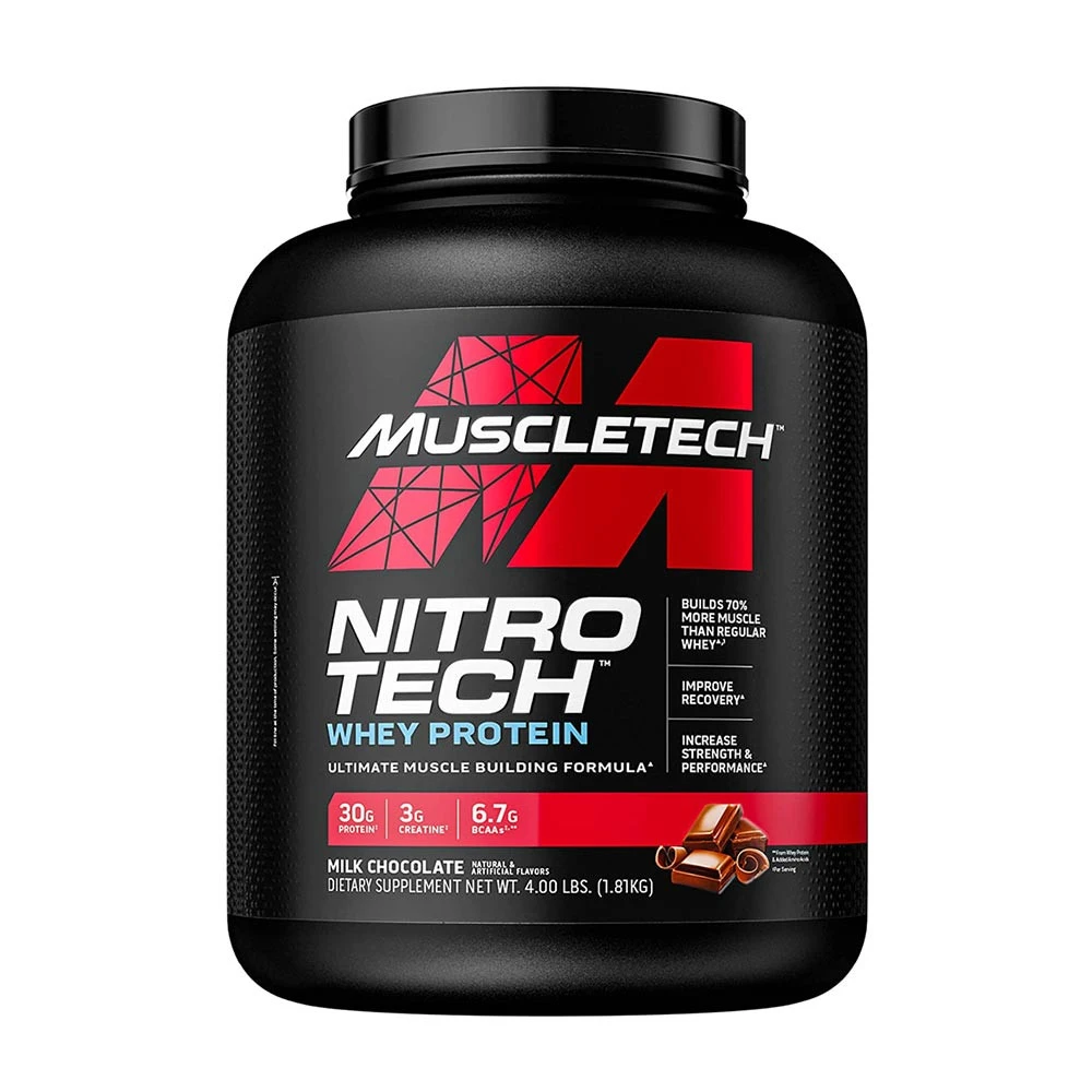 MuscleTech - Nitro-Tech, Milk Chocolate - 1810g