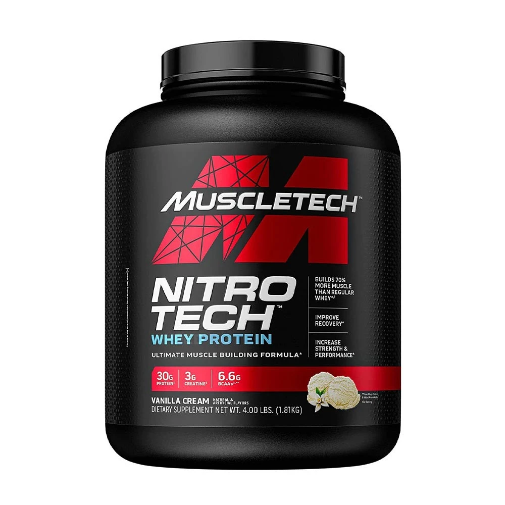 MuscleTech - Nitro-Tech, Vanilla Cream - 1810g