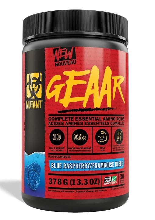 Mutant - GEAAR, Blue Raspberry (EAN 627933222035) - 420g