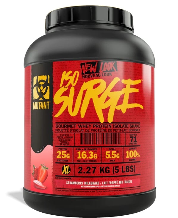 Mutant - Hardcore Iso, Strawberry Milkshake - 2270g billede