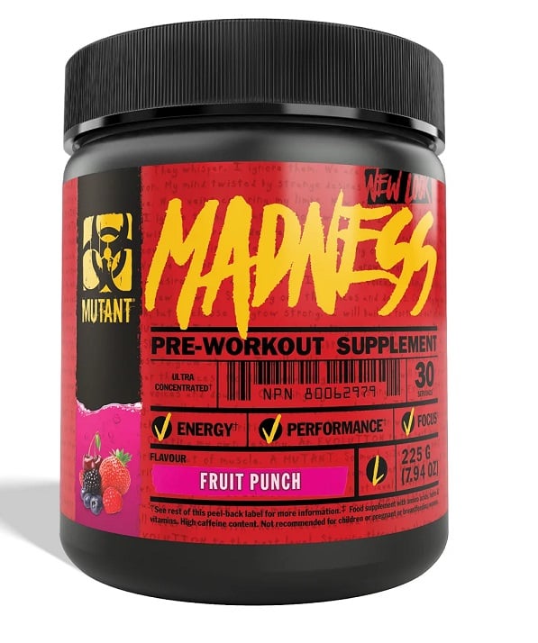Mutant - Mutant Madness, Fruit Punch - 270g billede