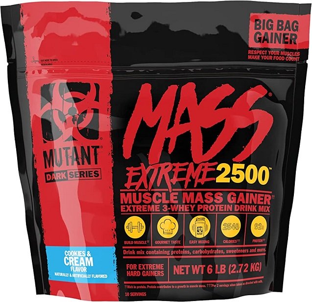 Mutant - Mass Extreme 2500 Cookies & Cream, 2720g billede