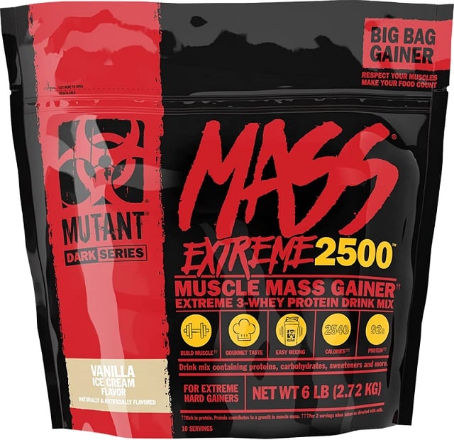 Mutant - Mass Extreme 2500 Vaniljeiscreme - 2720g billede