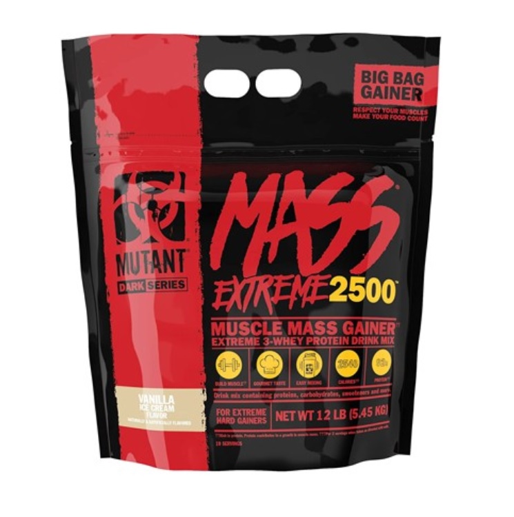 Mutant - Mass Extreme 2500 Vaniljeiscreme - 5450g billede