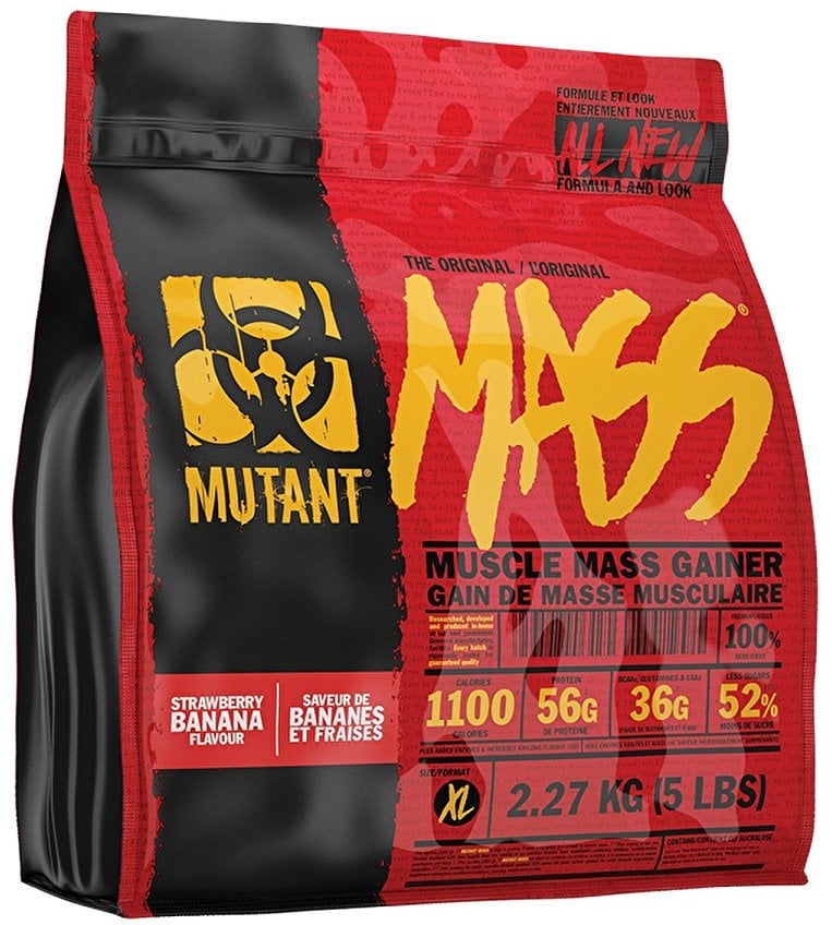 Mutant - Mutant Mass, Strawberry Banana - 2270g billede