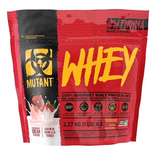 Mutant - Mutant Whey, Strawberry Cream - 2270g billede