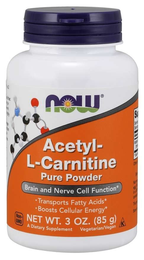 NOW Foods - Acetyl-L-Carnitine, Pure Powder - 85g