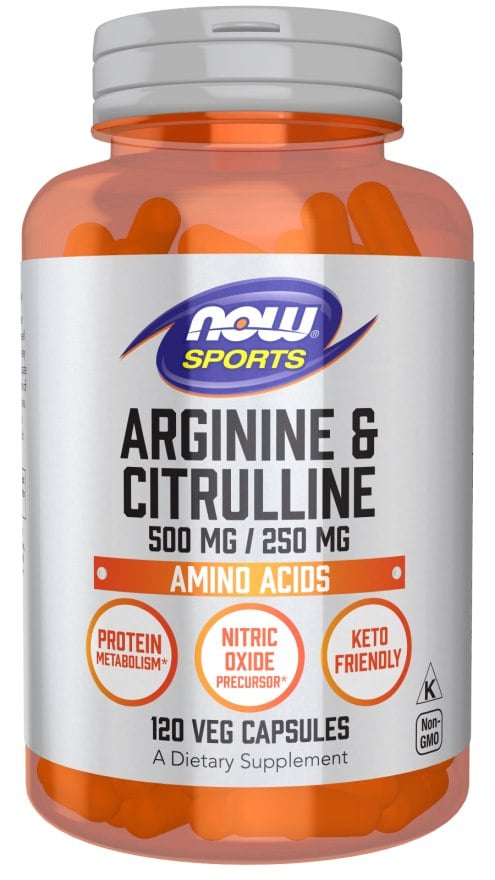 Arginin & Citrullin - 120 vegetabilske kapsler