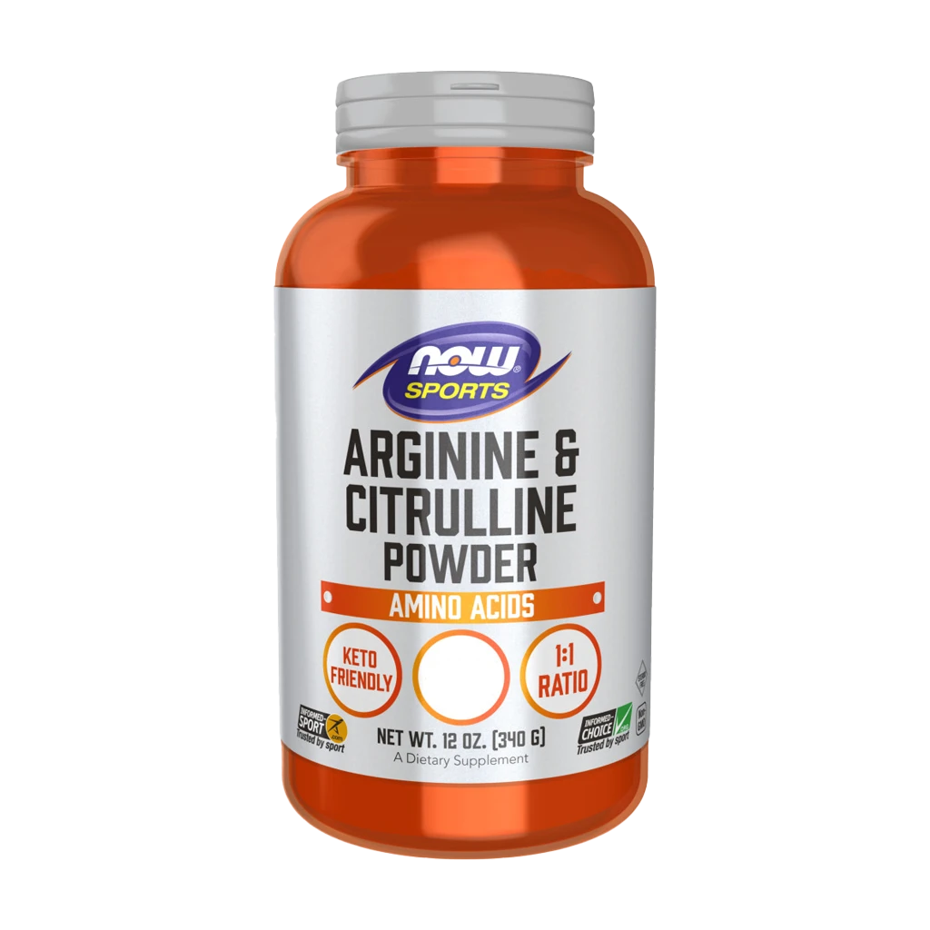 NOW Foods - Arginine & Citrulline, Powder - 340g