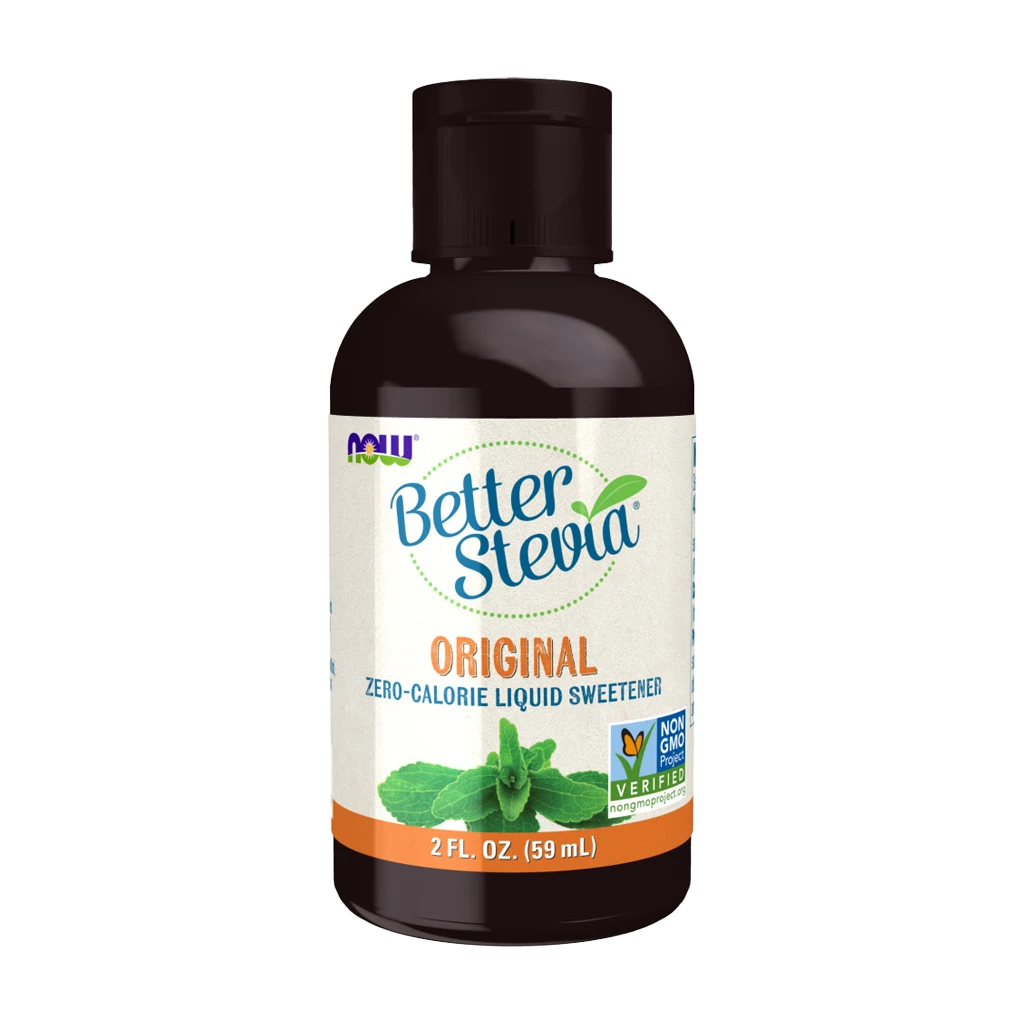 NOW Foods - Better Stevia Liquid, Original - 59 ml.