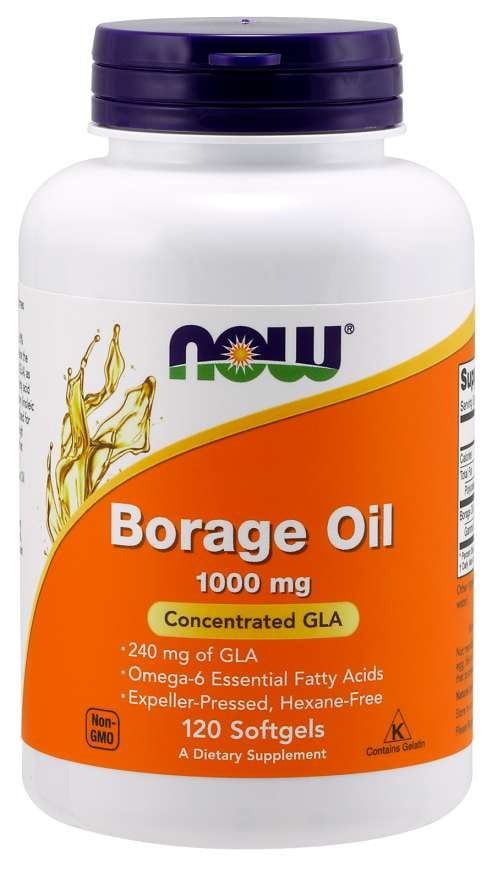 NOW Foods - Borage Oil, 1000mg - 120 softgels