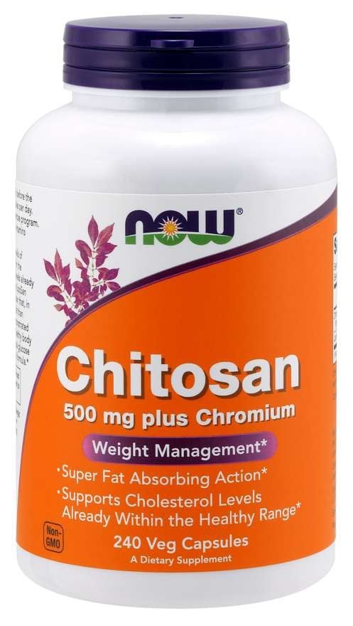 Chitosan, 500 mg plus Chrom - 240 vegetabilske kapsler