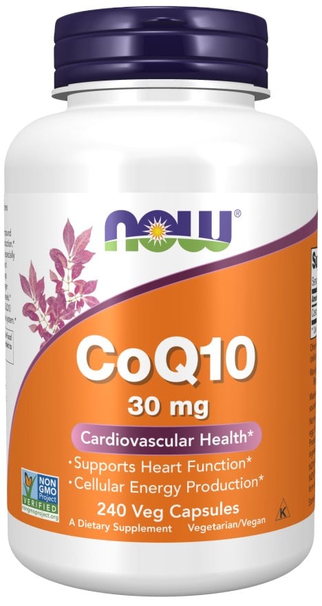 NOW Foods - CoQ10 30 mg, 240 vcaps