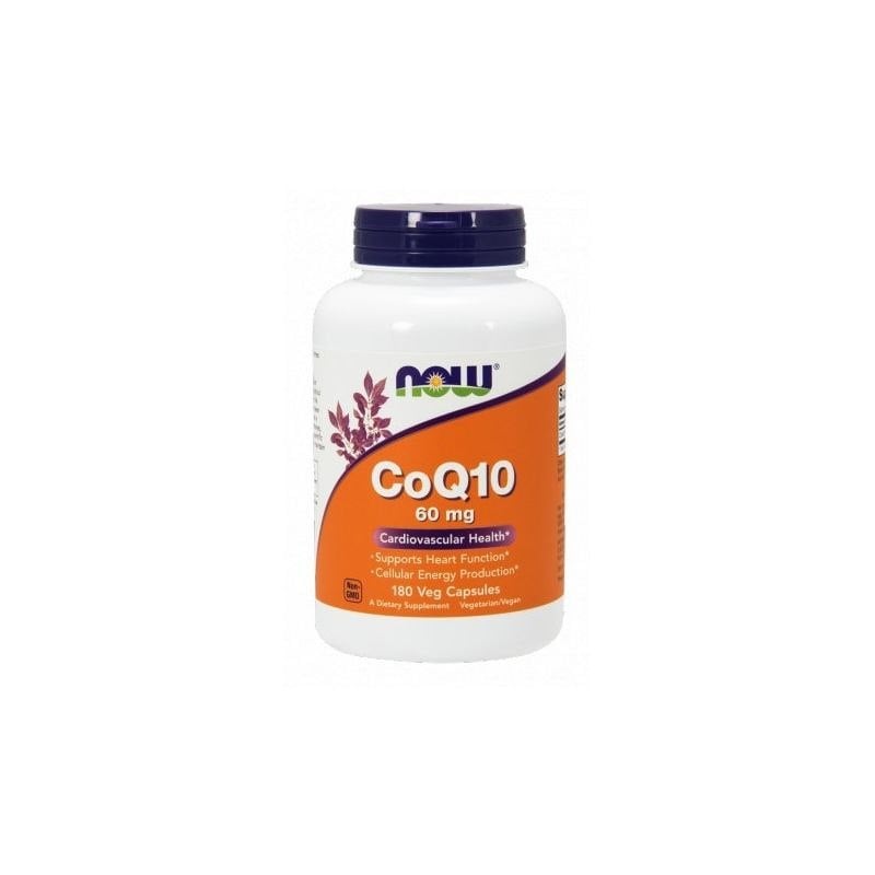 NOW Foods - CoQ10, 60mg - 180 vcaps