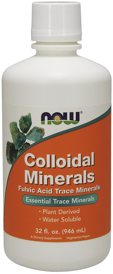 NOW Foods - Colloidal Minerals, Raspberry - 946 ml.