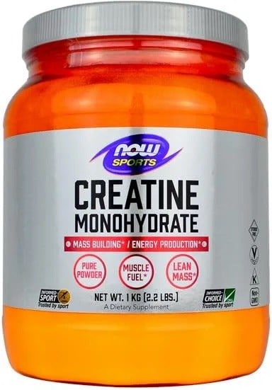 NOW Foods - Creatine Monohydrate, Pure Powder - 1000g