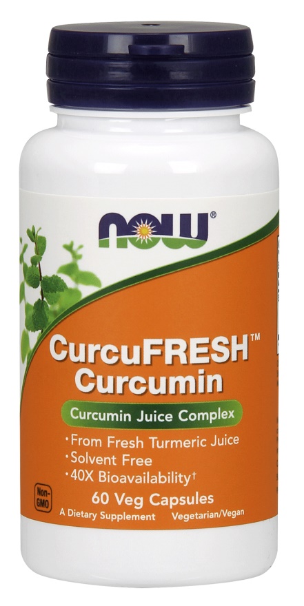 NOW Foods - CurcuFRESH Curcumin, Capsules - 60 vcaps
