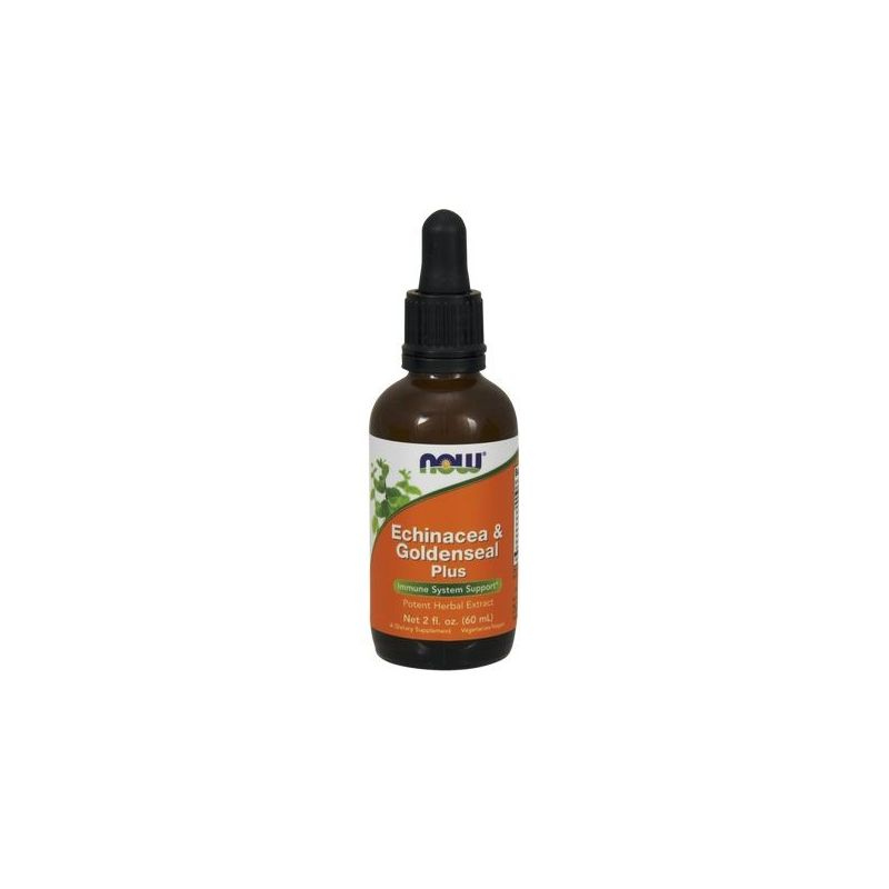 NOW Foods - Echinacea & Goldenseal Plus - 60 ml.