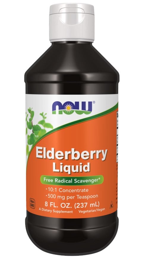 NOW Foods - Elderberry, Liquid - 237 ml.