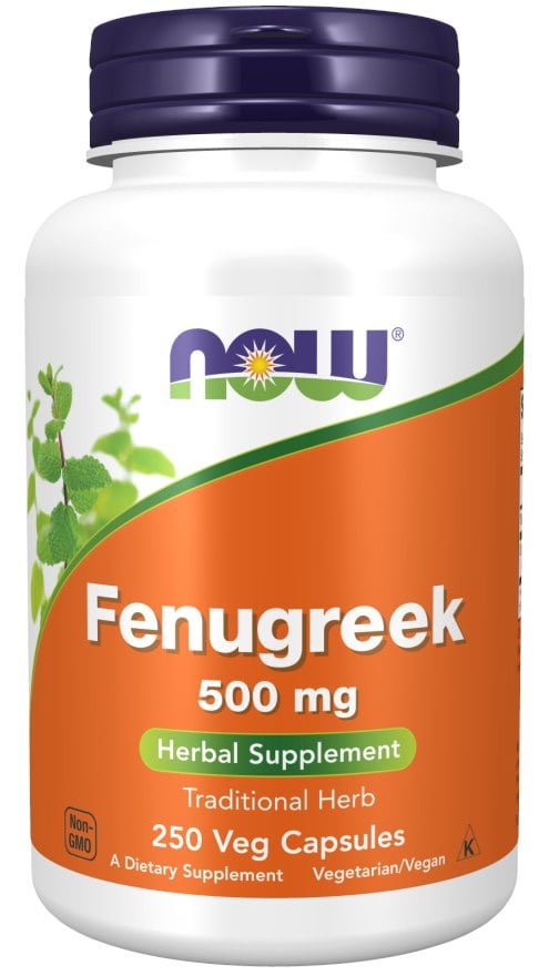 NOW Foods - Fenugreek, 500mg - 250 vcaps billede