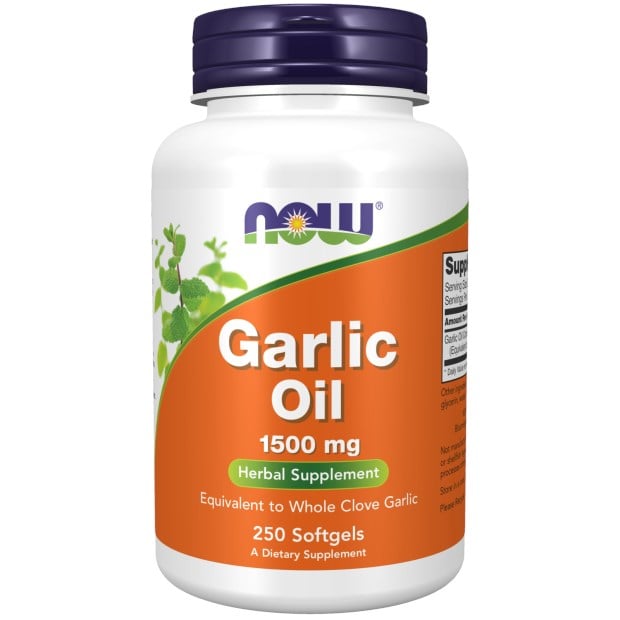 NOW Foods - Garlic Oil, 1500mg - 250 softgels