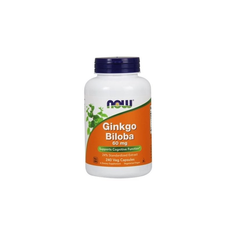 Ginkgo Biloba, 60 mg - 240 vegetabilske kapsler