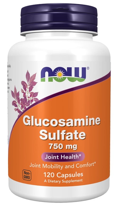 NOW Foods - Glucosamine Sulfate, 750mg - 120 caps