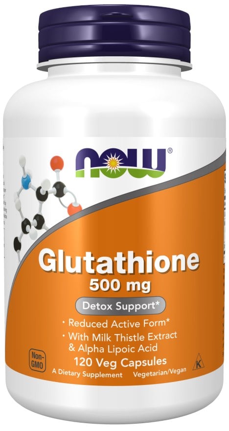 NOW Foods - Glutathione, 500mg - 120 vcaps