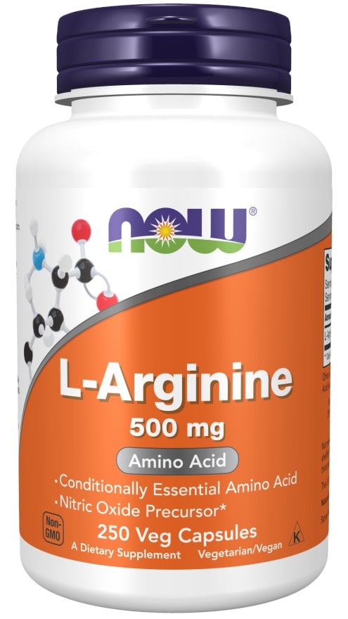 NOW Foods - L-Arginine, 500mg - 250 caps