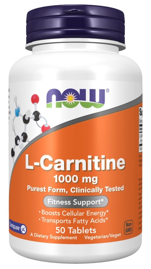 NOW Foods - L-Carnitine, 1000mg - 50 tabs
